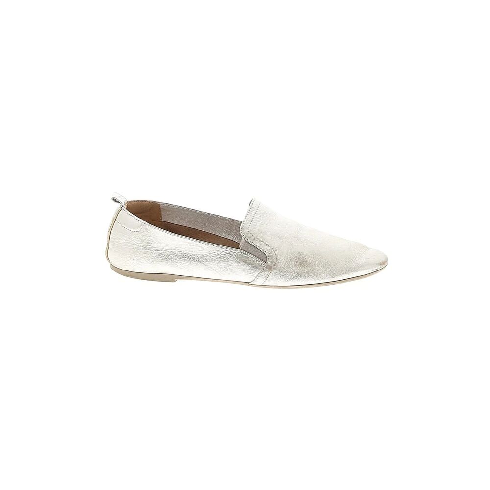 Everlane Silver Flats Shoes Slip on Women's Size 7 New